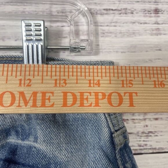 Free People We The Free Stovepipe High Rise Jean Out West Crop Distressed Sz 28 - Picture 14 of 16